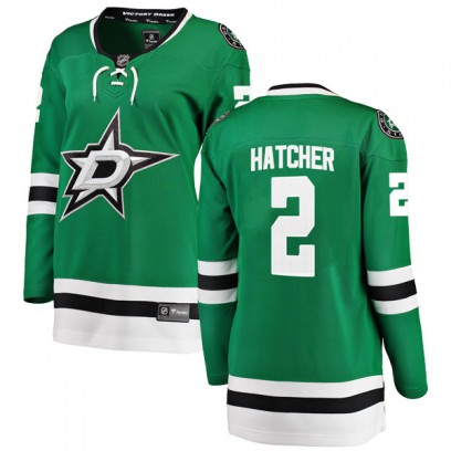 Women's Breakaway Dallas Stars Derian Hatcher Fanatics Branded Home Jersey - Green