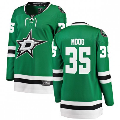 Women's Breakaway Dallas Stars Andy Moog Fanatics Branded Home Jersey - Green
