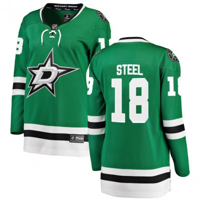 Women's Breakaway Dallas Stars Sam Steel Fanatics Branded Home Jersey - Green