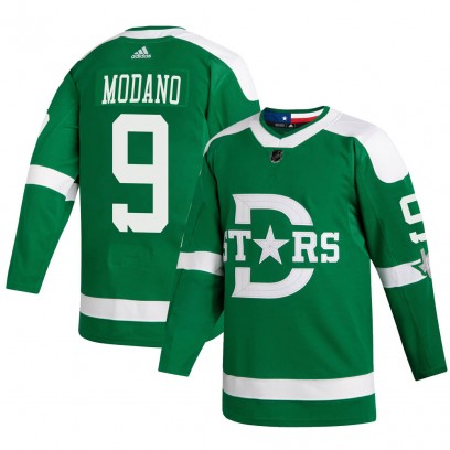 Men's Authentic Dallas Stars Mike Modano Adidas 2020 Winter Classic Jersey - Green