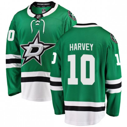 Men's Breakaway Dallas Stars Todd Harvey Fanatics Branded Home Jersey - Green