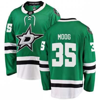 Men's Breakaway Dallas Stars Andy Moog Fanatics Branded Home Jersey - Green