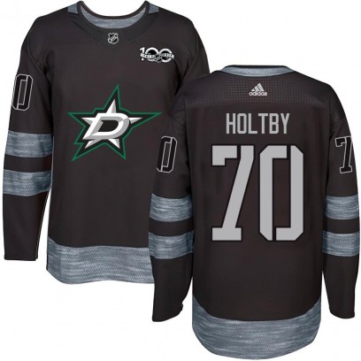 Youth Authentic Dallas Stars Braden Holtby 1917-2017 100th Anniversary Jersey - Black