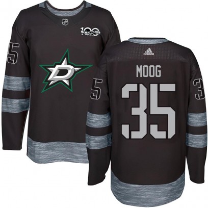 Youth Authentic Dallas Stars Andy Moog 1917-2017 100th Anniversary Jersey - Black