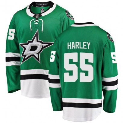 Youth Breakaway Dallas Stars Thomas Harley Fanatics Branded Home Jersey - Green