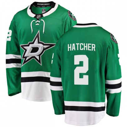 Youth Breakaway Dallas Stars Derian Hatcher Fanatics Branded Home Jersey - Green
