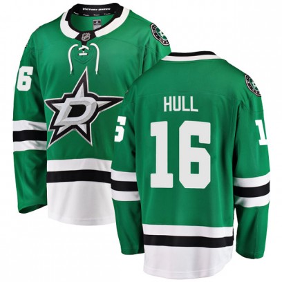 Youth Breakaway Dallas Stars Brett Hull Fanatics Branded Home Jersey - Green