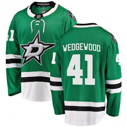 Youth Breakaway Dallas Stars Scott Wedgewood Fanatics Branded Home Jersey - Green