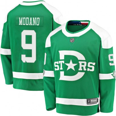 Youth Breakaway Dallas Stars Mike Modano Fanatics Branded 2020 Winter Classic Jersey - Green