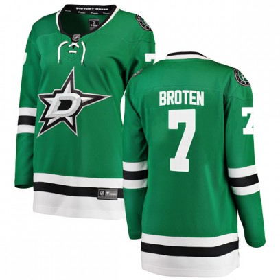 Women's Breakaway Dallas Stars Neal Broten Fanatics Branded Home Jersey - Green
