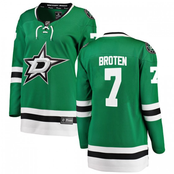 Women's Breakaway Dallas Stars Neal Broten Fanatics Branded Home Jersey - Green