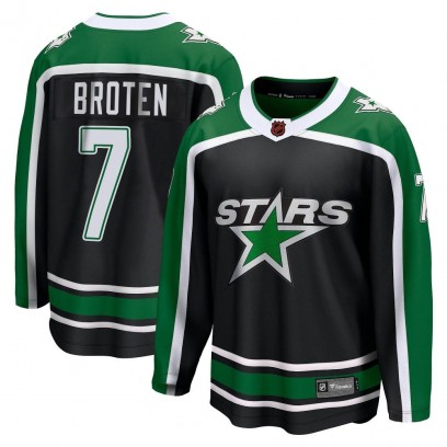 Men's Breakaway Dallas Stars Neal Broten Fanatics Branded Special Edition 2.0 Jersey - Black