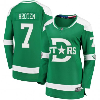 Women's Breakaway Dallas Stars Neal Broten Fanatics Branded 2020 Winter Classic Jersey - Green