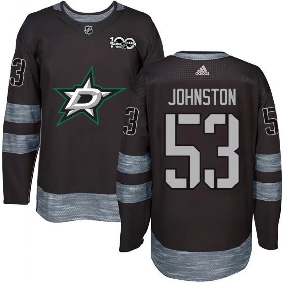 Youth Authentic Dallas Stars Wyatt Johnston 1917-2017 100th Anniversary Jersey - Black