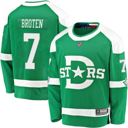 Youth Breakaway Dallas Stars Neal Broten Fanatics Branded 2020 Winter Classic Jersey - Green